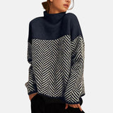 Zuzana – Maglione donna lavorato a maglia con motivo moderno A minha loja