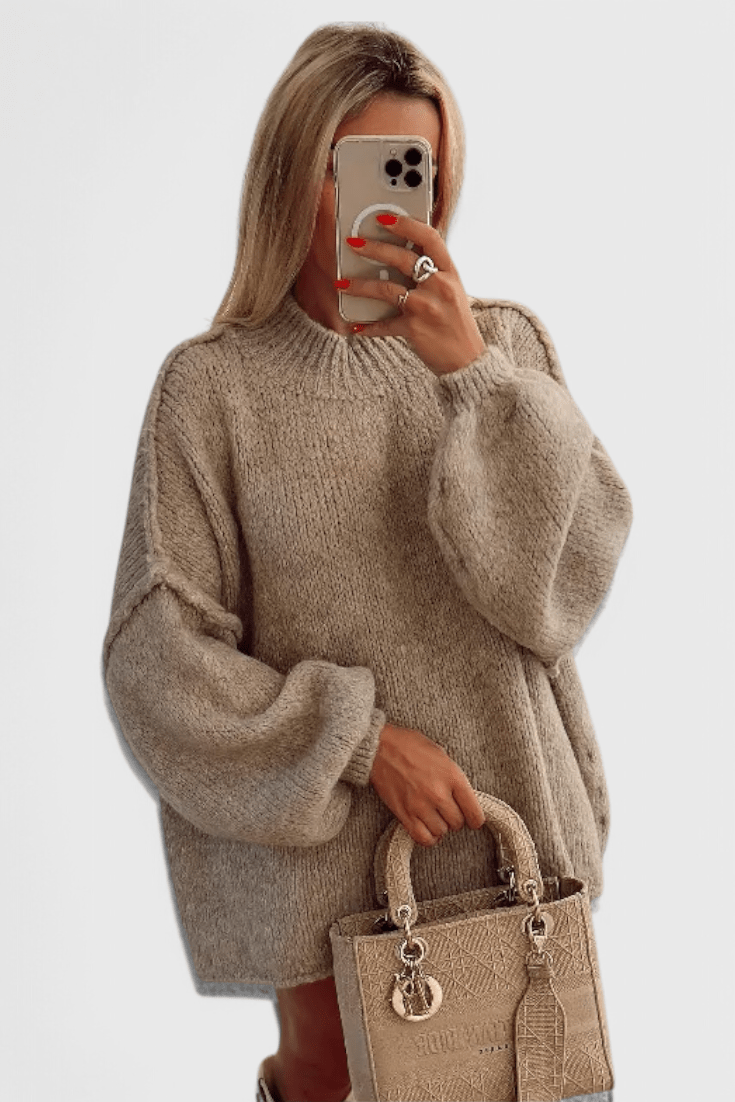 Cassia™ Maglione Oversize A minha loja