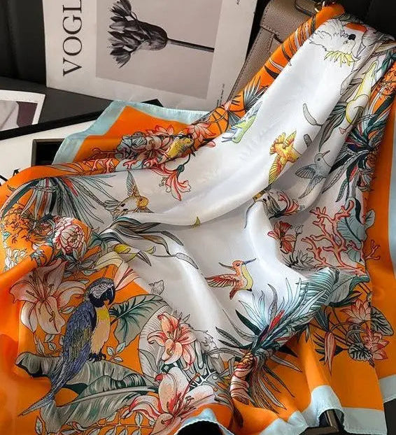 Cecile Foulard (100% seta - 68cm) A minha loja