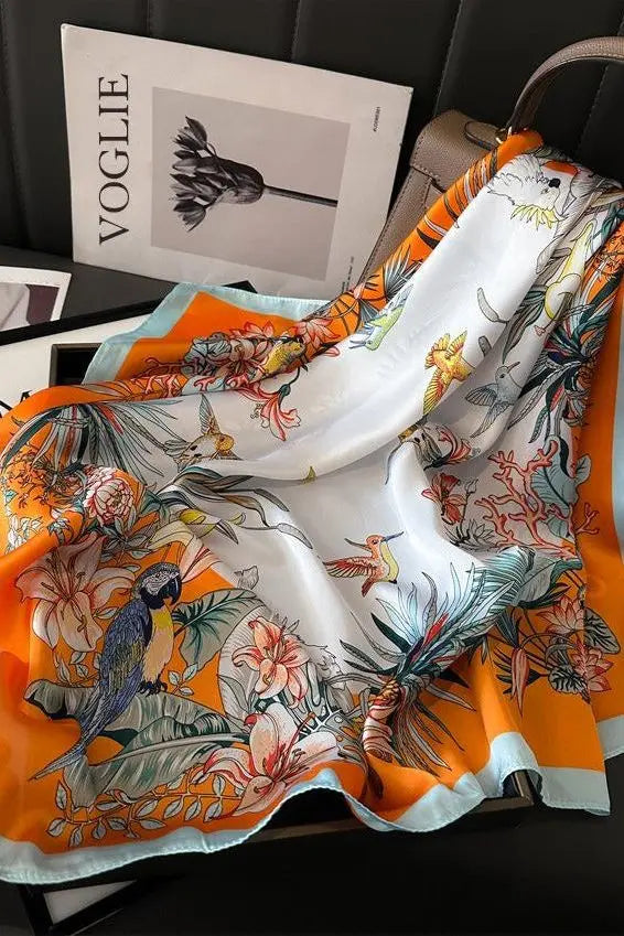 Cecile Foulard (100% seta - 68cm) A minha loja