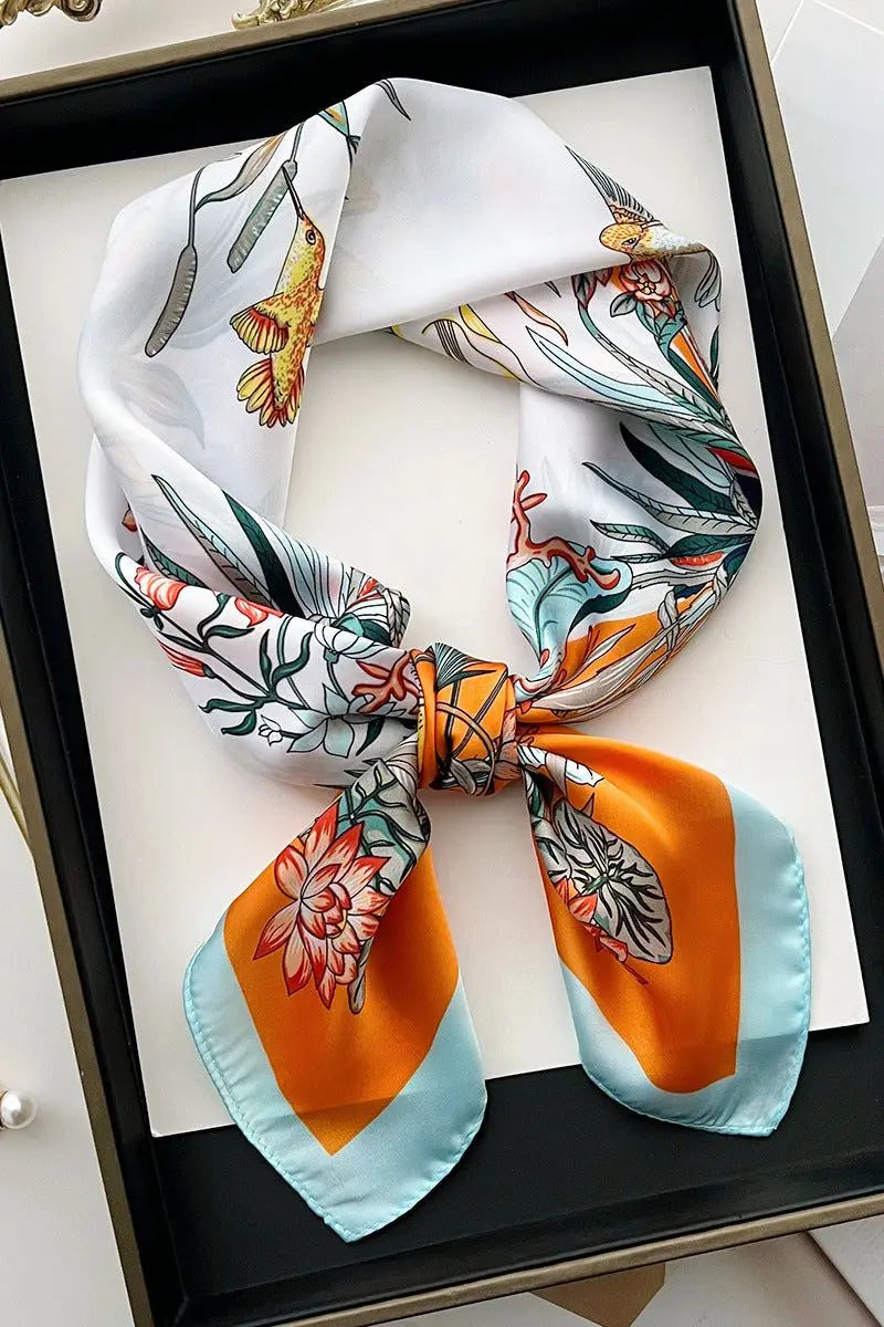 Cecile Foulard (100% seta - 68cm) A minha loja