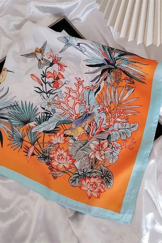 Cecile Foulard (100% seta - 68cm) A minha loja