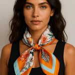 Cecile Foulard (100% seta - 68cm) A minha loja