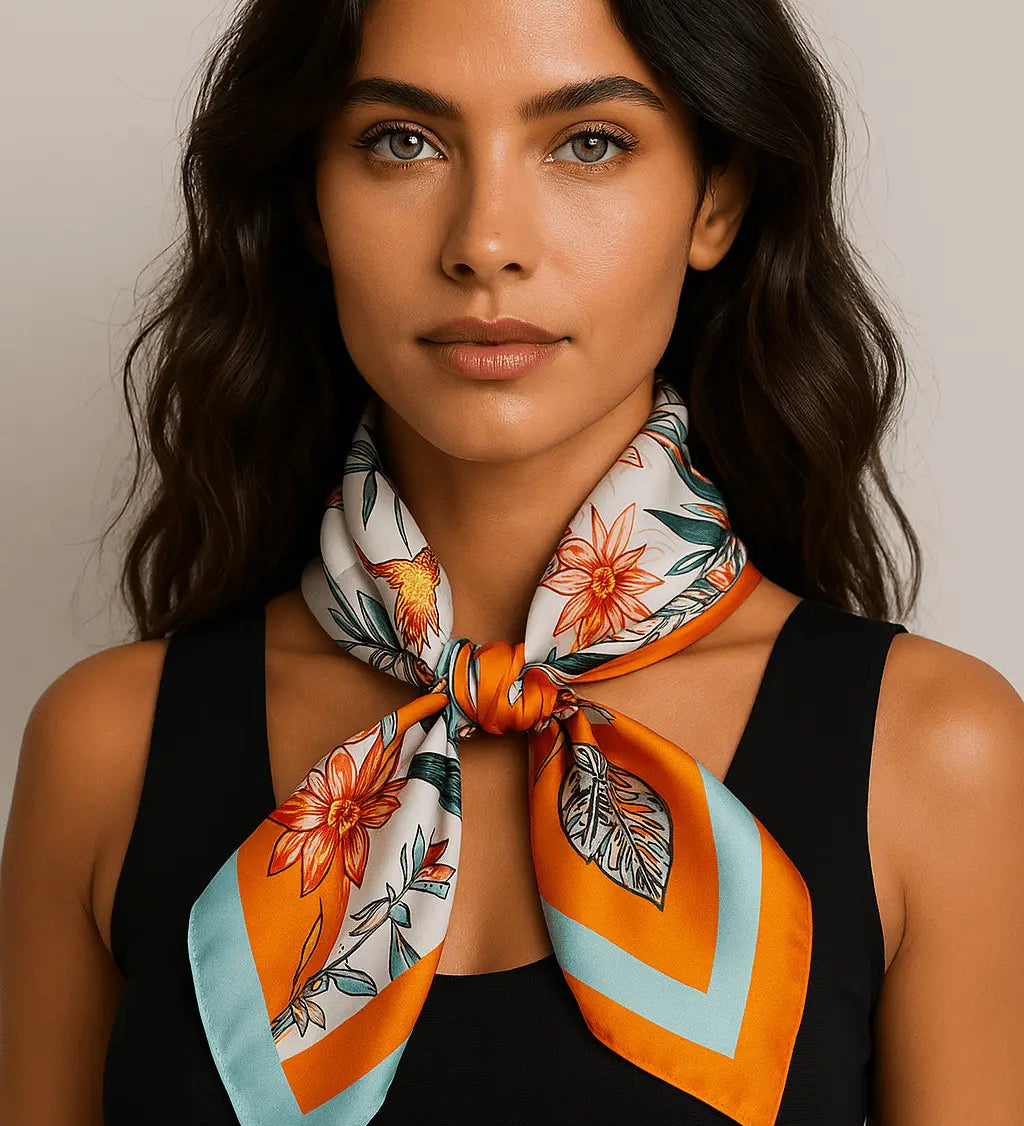 Cecile Foulard (100% seta - 68cm) A minha loja