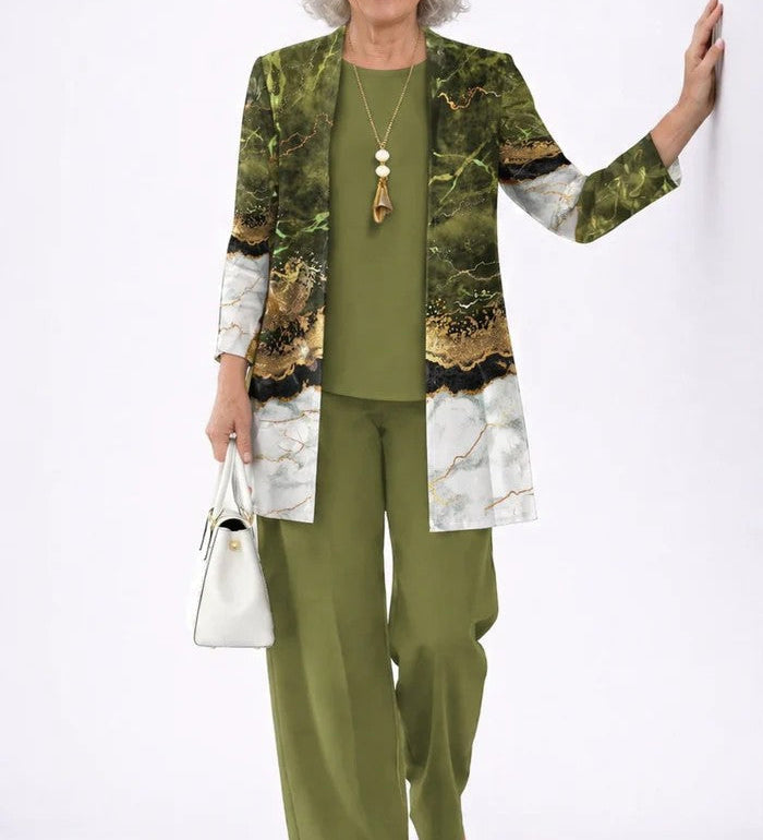 Jenilyn | Set Tre Pezzi Elegante da Donna