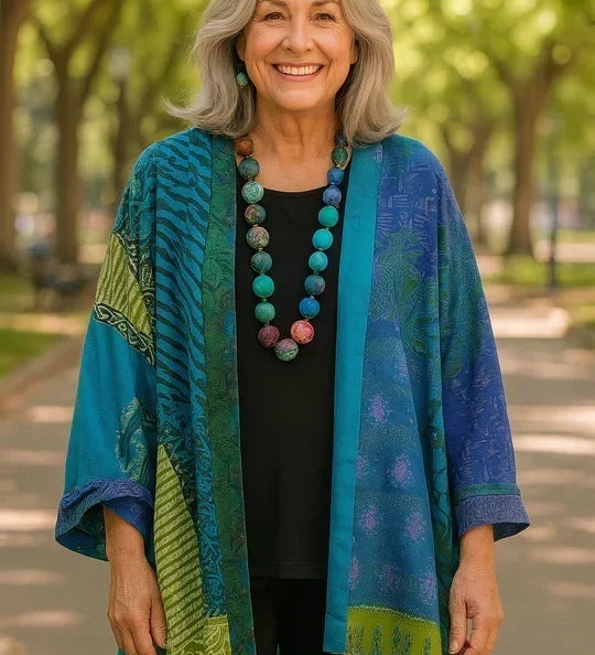 Astrid | Elegant Draped Cardigan A minha loja
