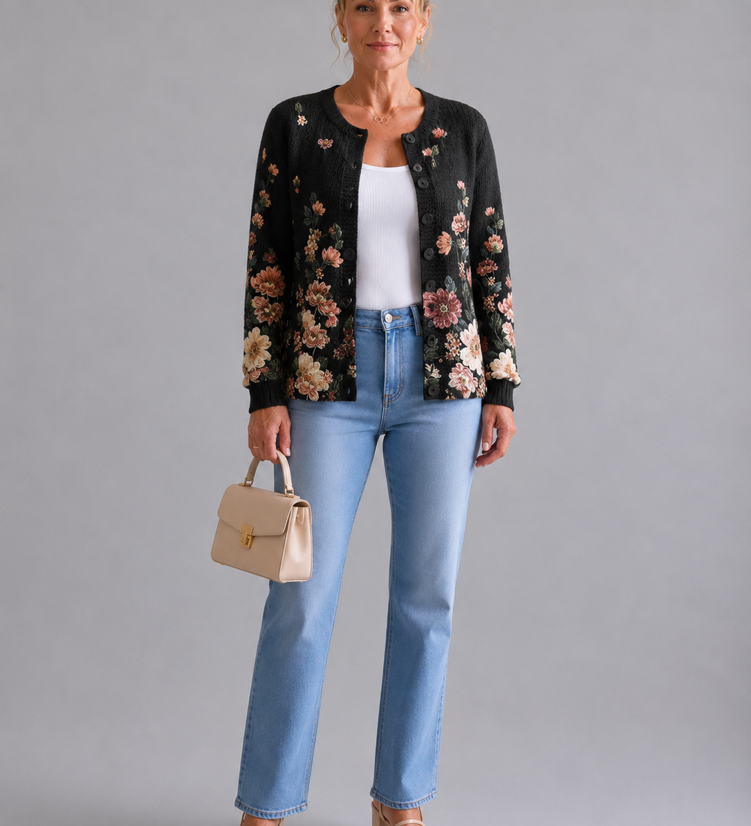 Kivara™ | Vintage Floral Cardigan A minha loja