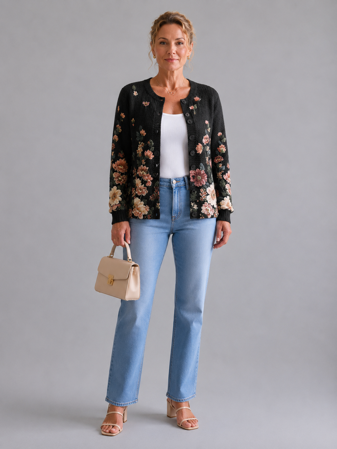 Kivara™ | Vintage Floral Cardigan A minha loja