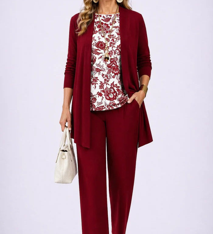 Jenilyn | Set Tre Pezzi Elegante da Donna