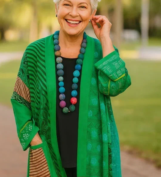 Astrid | Elegant Draped Cardigan A minha loja