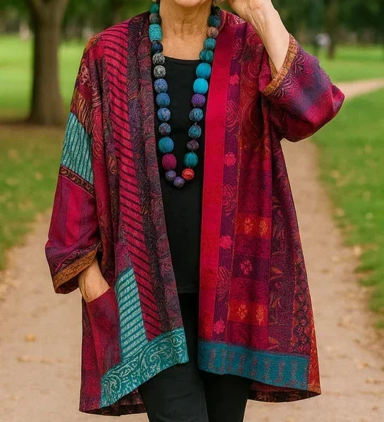 Astrid | Elegant Draped Cardigan A minha loja
