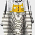 Christina | Camicia floreale di alta qualità A minha loja
