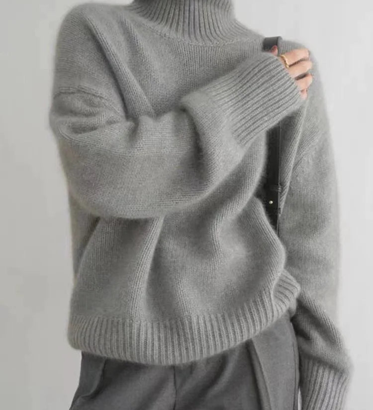 ISABOLL | MAGLIONE IN CASHMERE A COLLO ALTO