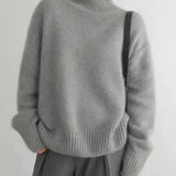 Amaya | Maglione in Cashmere di Lusso con Collo Alto A minha loja
