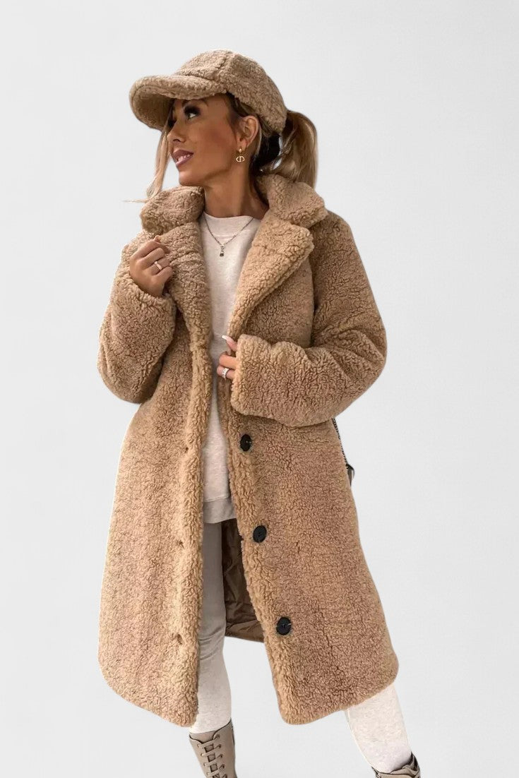 Eliana™ | Cappotto teddy elegante A minha loja