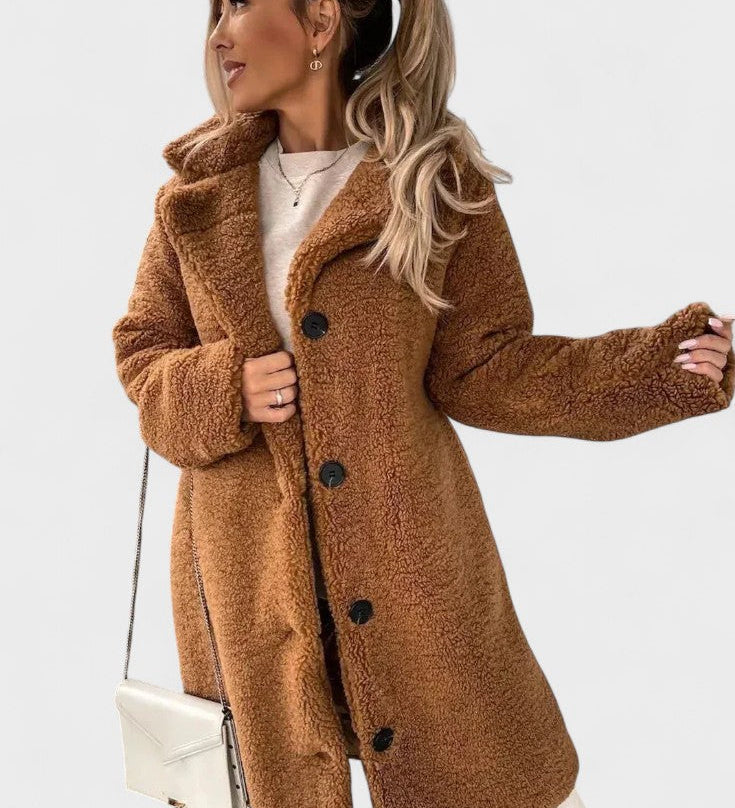 Eliana™ | Cappotto teddy elegante A minha loja