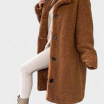 Eliana™ | Cappotto teddy elegante A minha loja