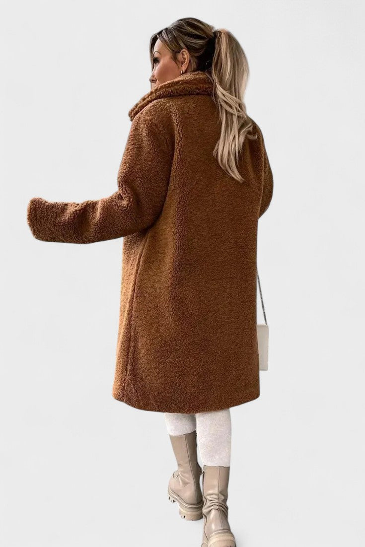 Eliana™ | Cappotto teddy elegante A minha loja