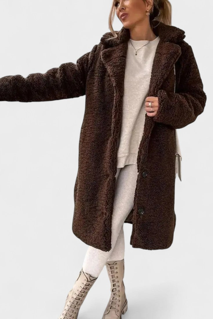 Eliana™ | Cappotto teddy elegante A minha loja