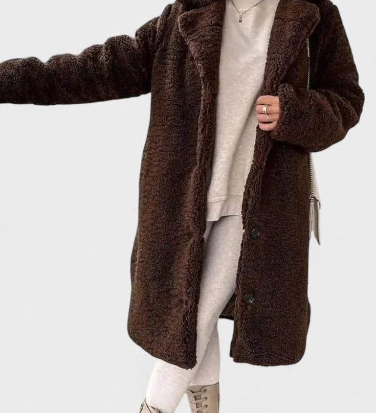 Eliana™ | Cappotto teddy elegante A minha loja