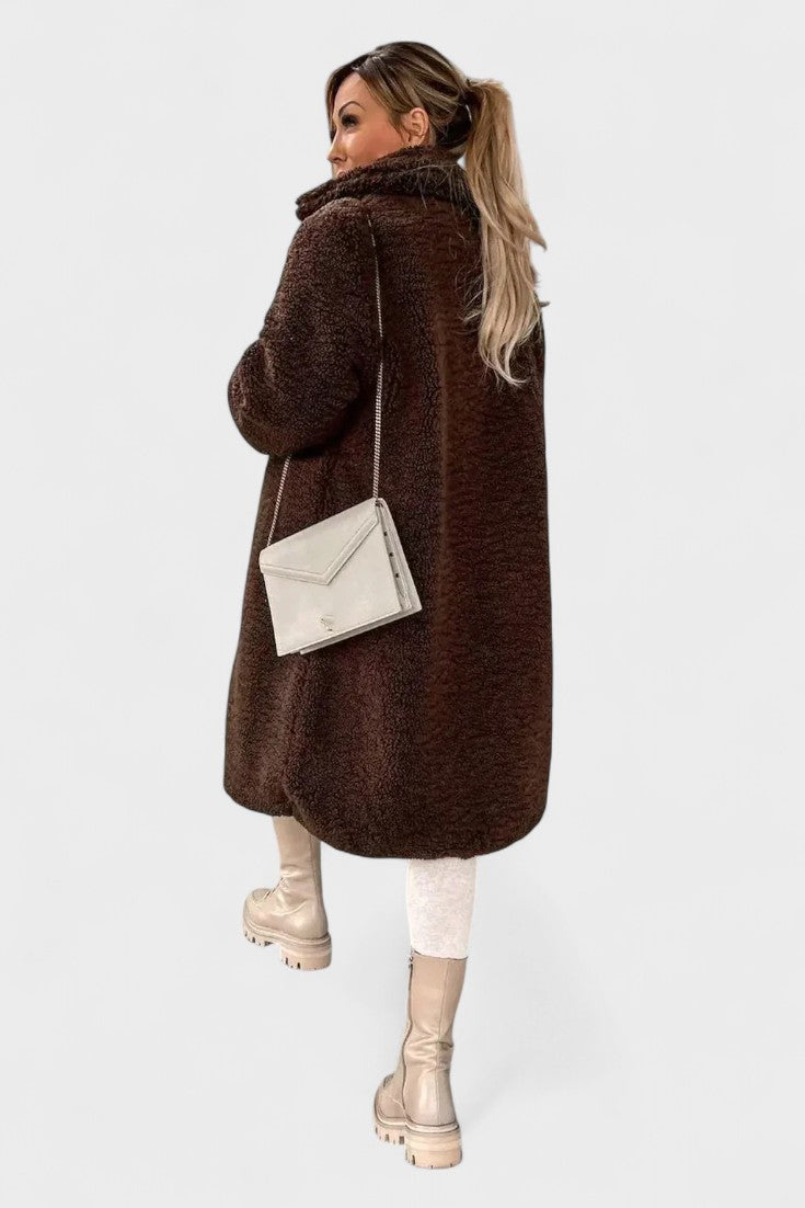 Eliana™ | Cappotto teddy elegante A minha loja
