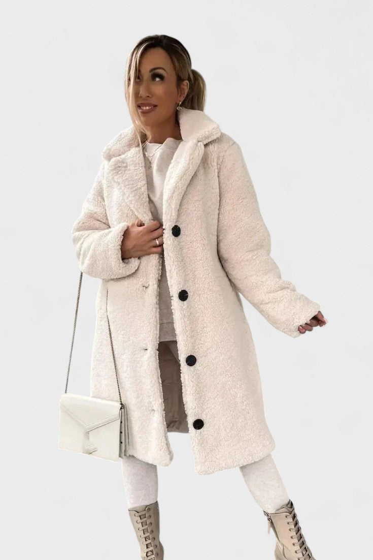 Eliana™ | Cappotto teddy elegante A minha loja