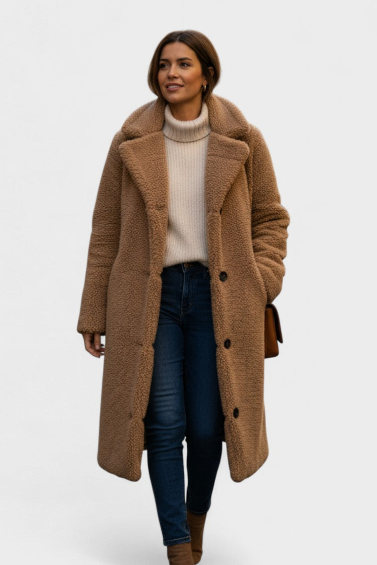 Eliana™ | Cappotto teddy elegante A minha loja