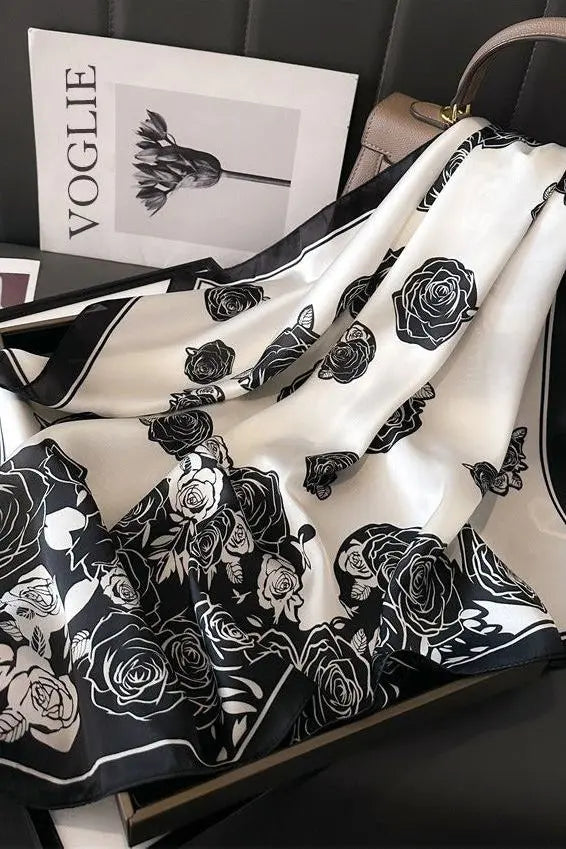 Elodie-huivi (100 % seta – 68 cm) A minha loja