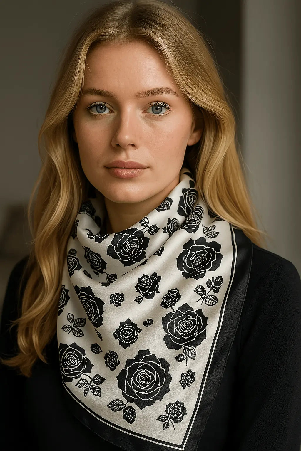 Elodie-huivi (100 % seta – 68 cm) A minha loja