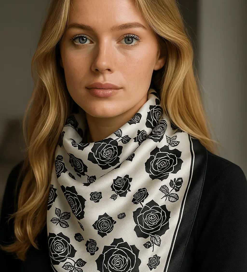 Elodie-huivi (100 % seta – 68 cm) A minha loja