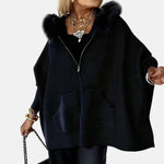 Monika – Cappotto da donna comodo con cappuccio e tasche A minha loja