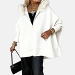 Monika – Cappotto da donna comodo con cappuccio e tasche A minha loja