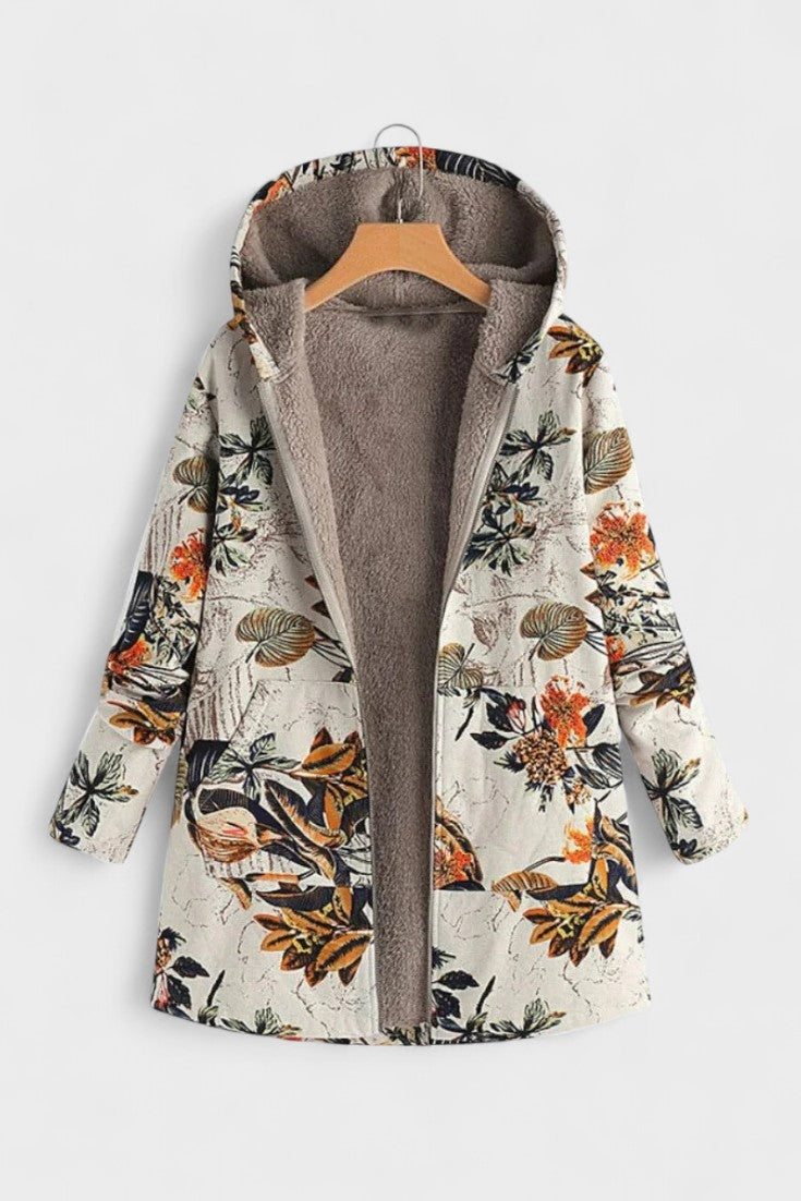 Fleural™ – Giacca in fleece floreale A minha loja