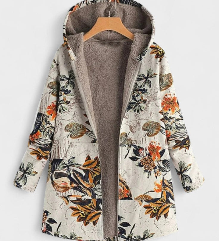 Fleural™ – Giacca in fleece floreale A minha loja