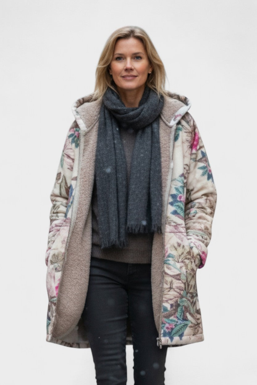 Fleural™ – Giacca in fleece floreale A minha loja
