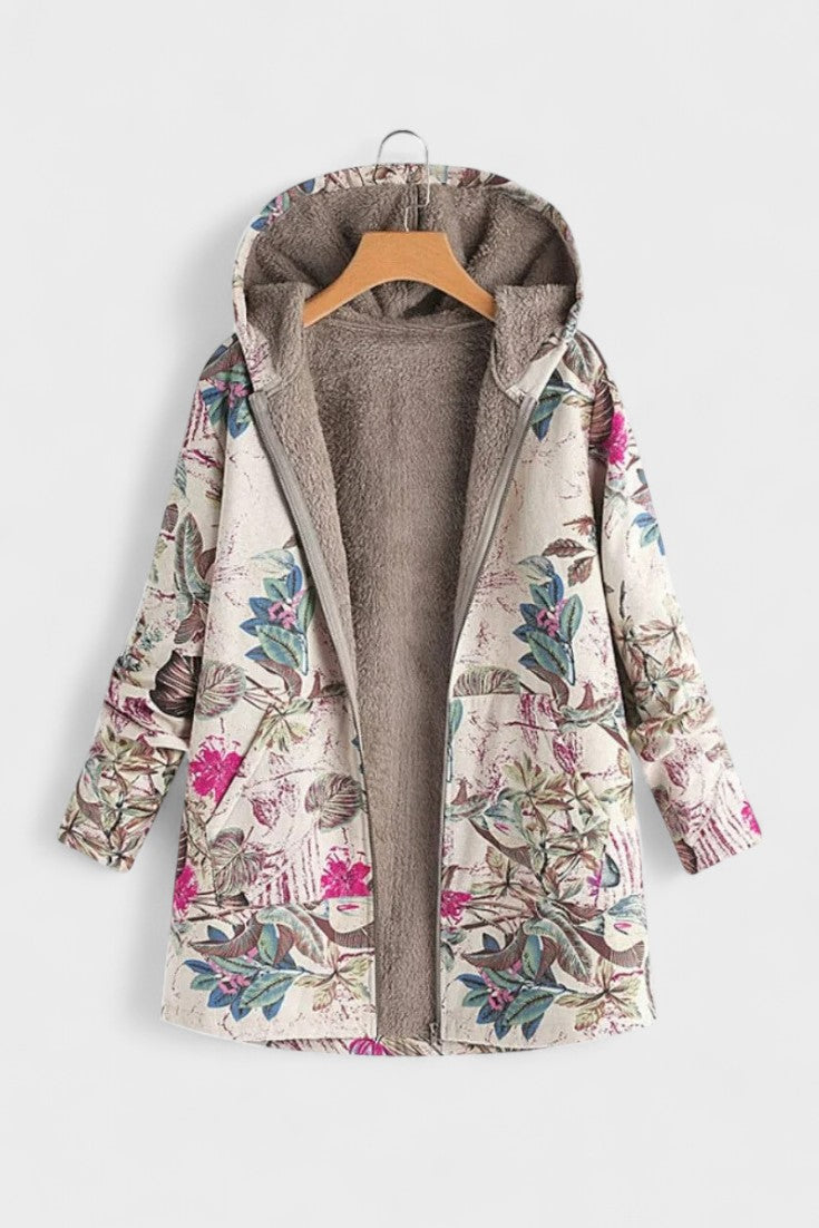 Fleural™ – Giacca in fleece floreale A minha loja