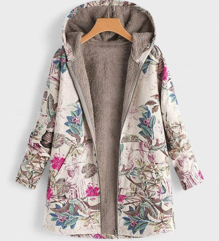 Fleural™ – Giacca in fleece floreale A minha loja