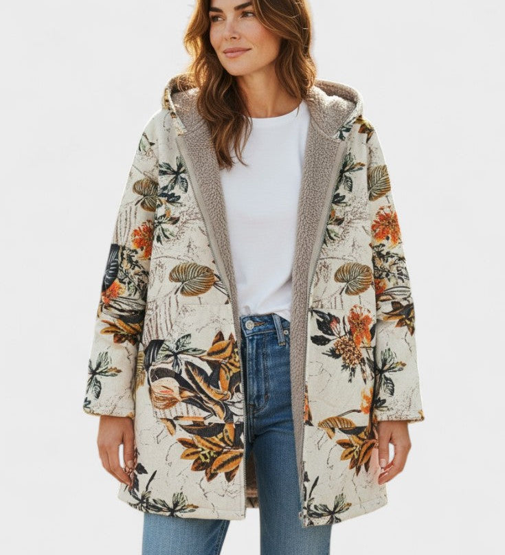 Fleural™ – Giacca in fleece floreale A minha loja