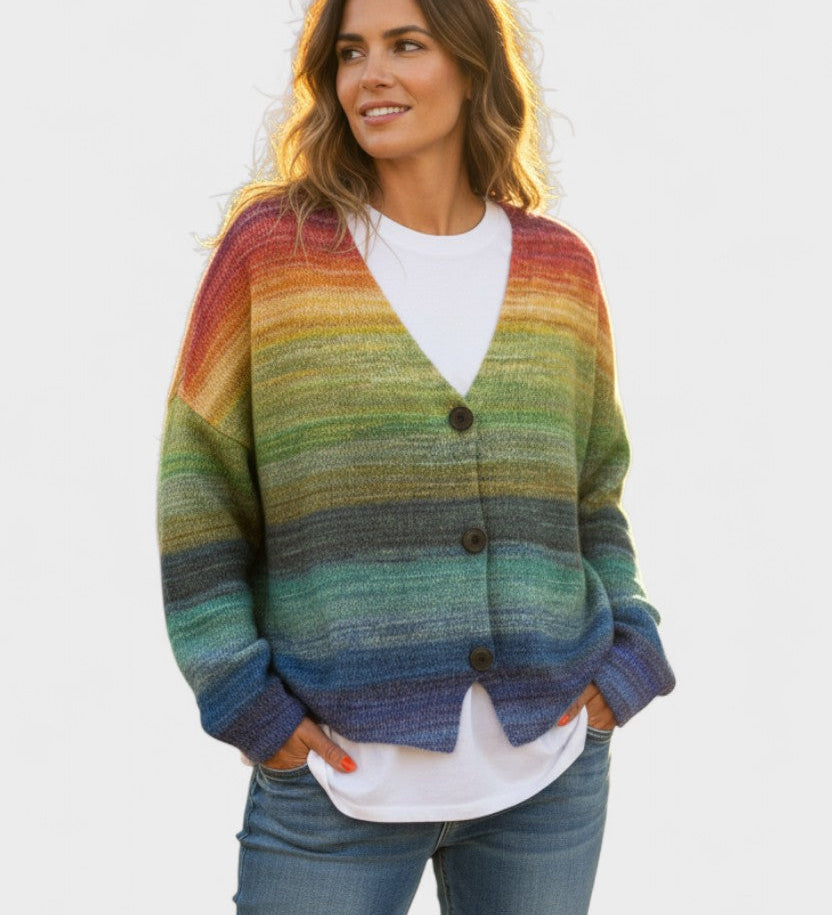 Fran™ | Cardigan vivace con bottoni A minha loja