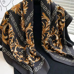 Galina Musta Foulard (100 % Seta - 88 cm) A minha loja