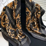 Galina Musta Foulard (100 % Seta - 88 cm) A minha loja