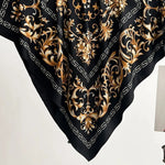 Galina Musta Foulard (100 % Seta - 88 cm) A minha loja