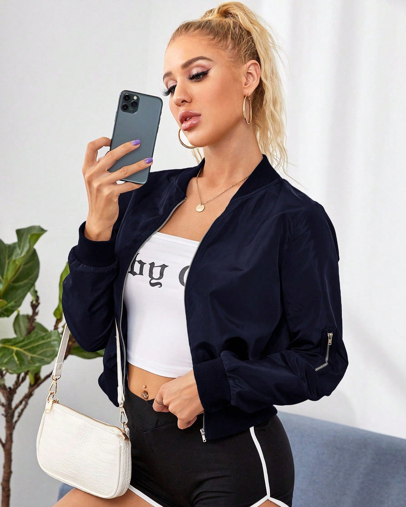Gianna - giacca bomber leggera A minha loja