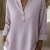 LUCINDA | HENLEY BUTTON TOP A minha loja