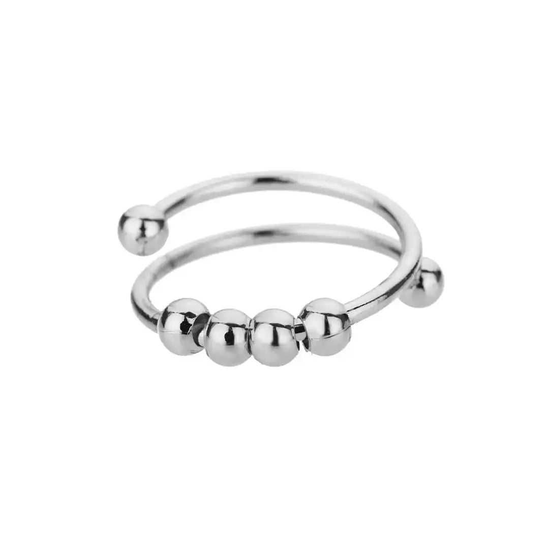 Anello Antistress con Perline per Combattere l'Ansia