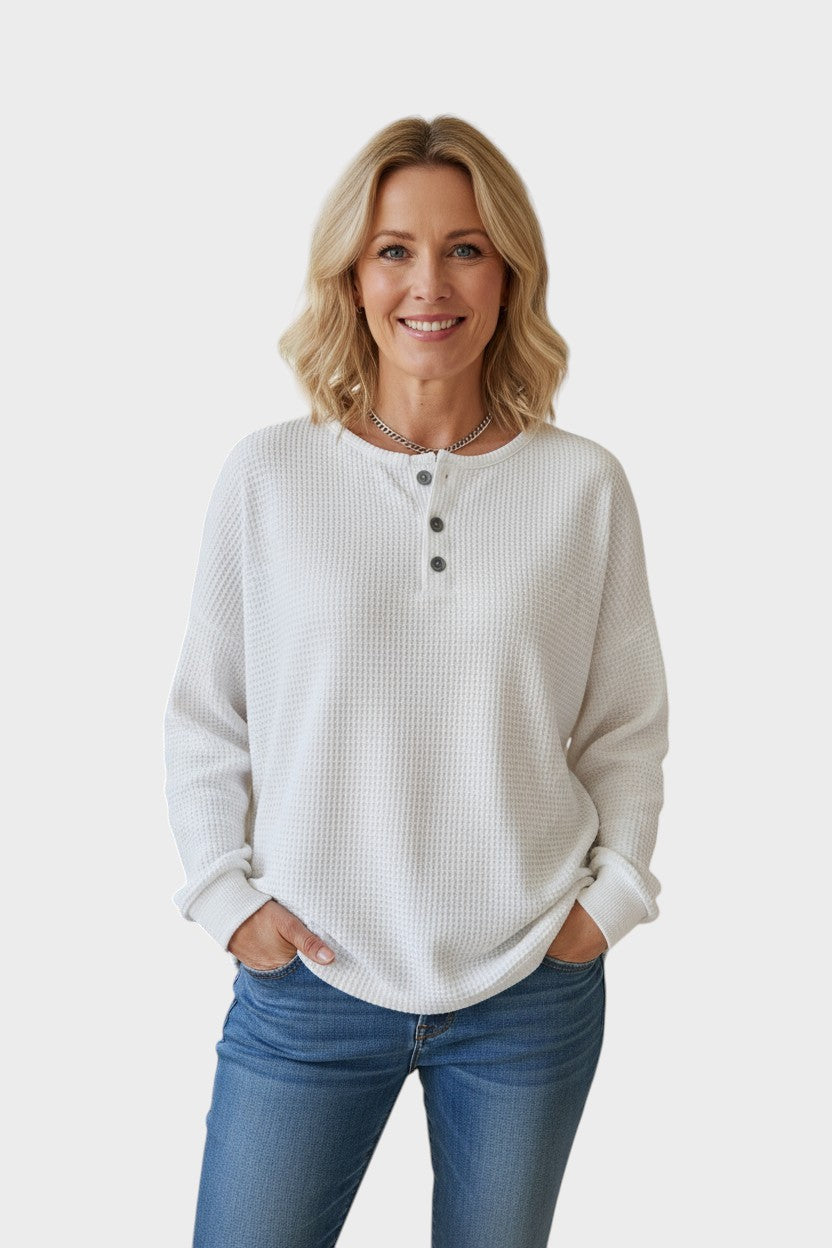 Michaela – Maglione da donna elegante con bottoni A minha loja