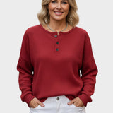 Michaela – Maglione da donna elegante con bottoni A minha loja