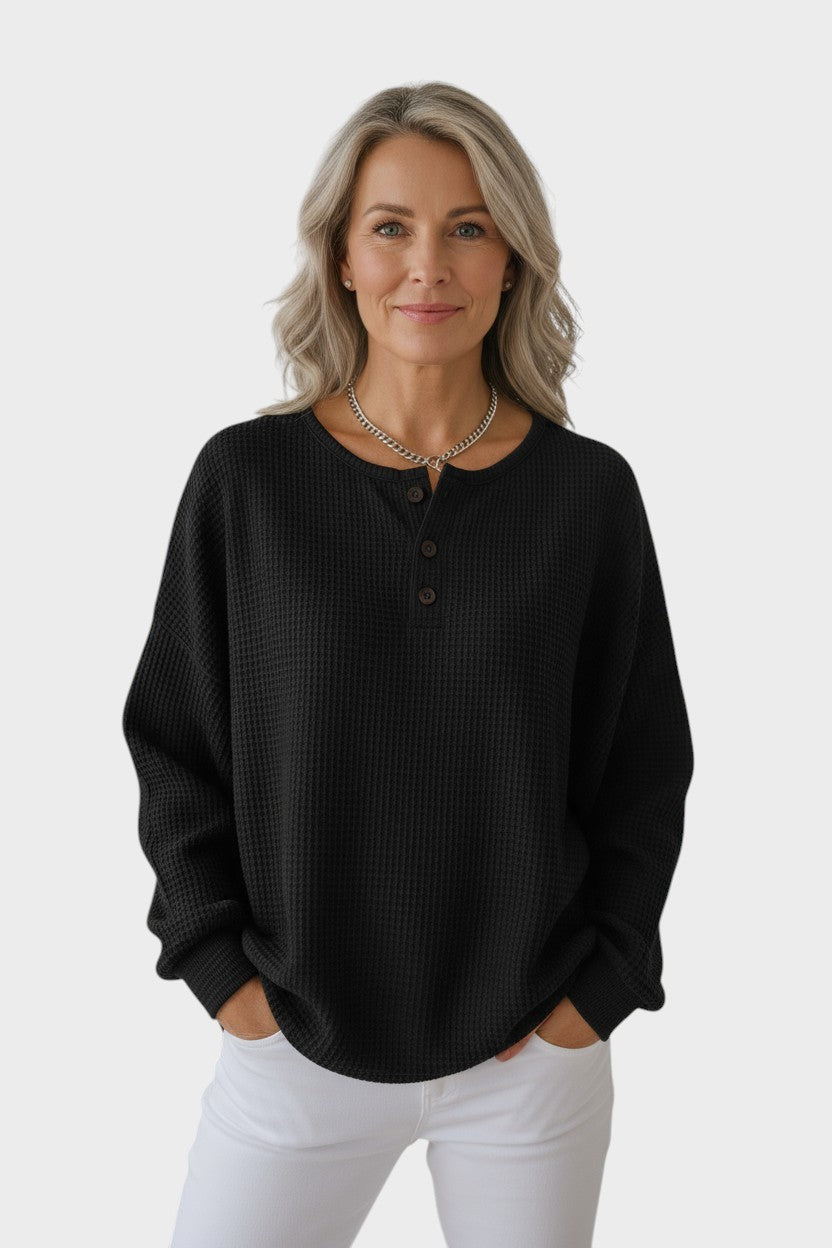 Michaela – Maglione da donna elegante con bottoni A minha loja