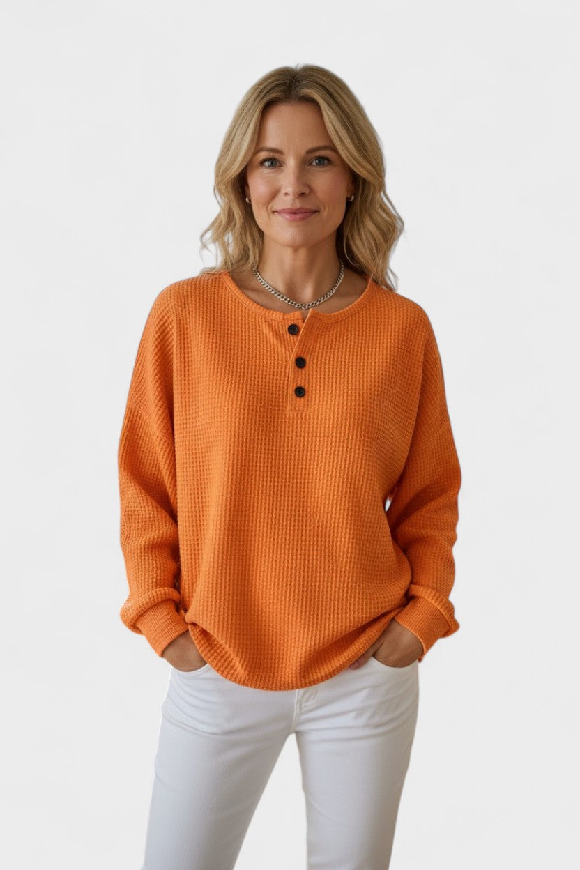 Michaela – Maglione da donna elegante con bottoni A minha loja
