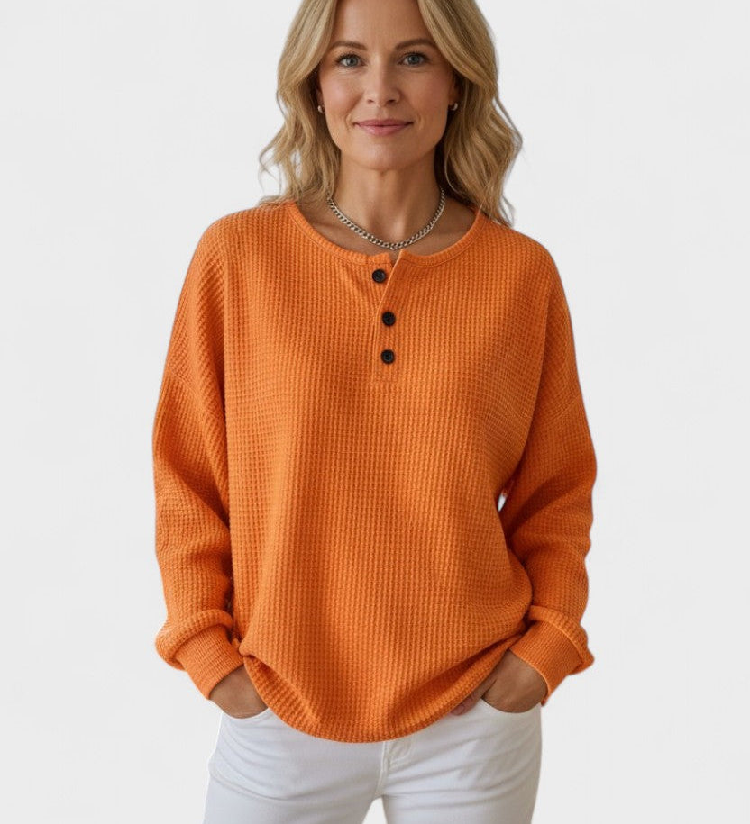 Michaela – Maglione da donna elegante con bottoni A minha loja